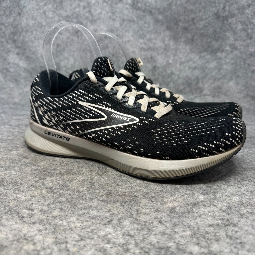 Brooks Levitate GTS 5 Womens Size 9.5 Black Running Sneakers Shoes 1203581B090